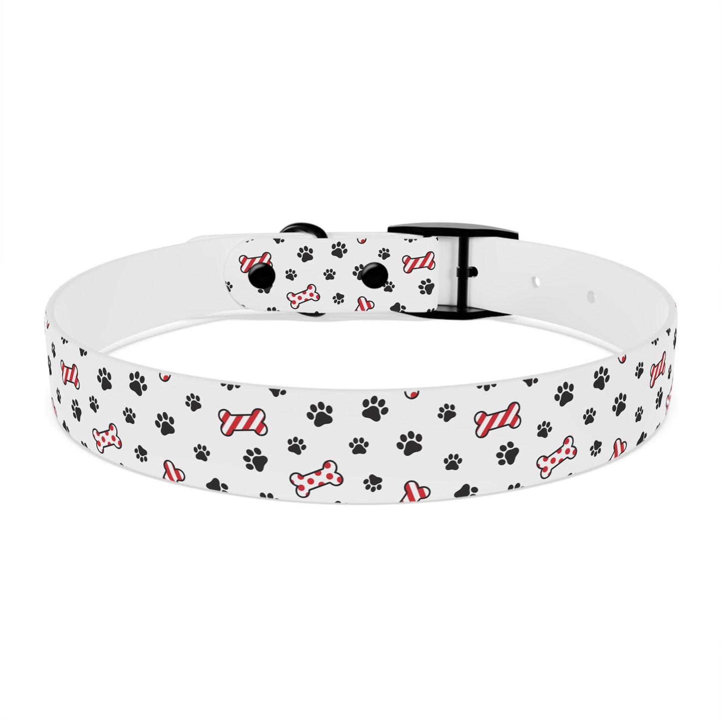 HOLIDAY BONES PAWS  Dog Collar