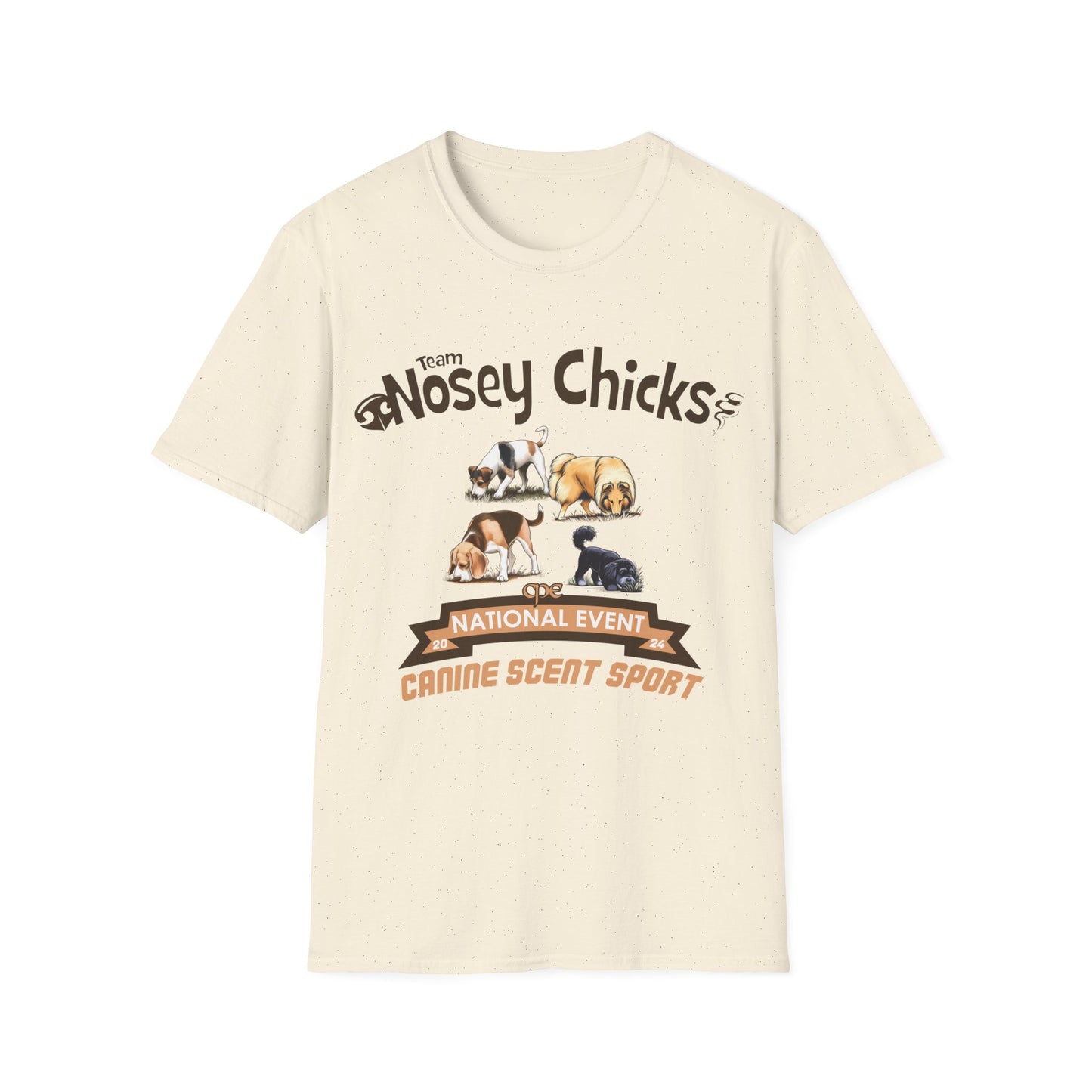 TEAM NOSEY CHICKS - NASDA  Unisex Softstyle T-Shirt