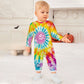 GROOVY PAWS  Baby Romper