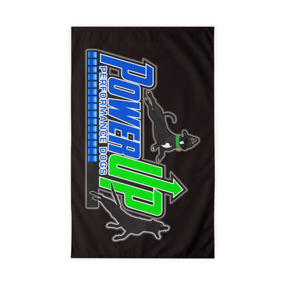 POWER UP - Outdoor Flag with Rod Pocket