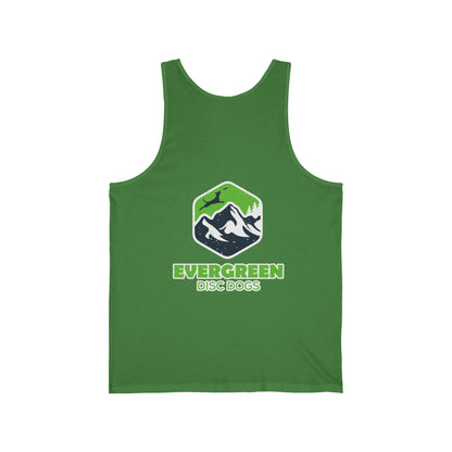 EVERGREEN DISC DOGS Unisex Jersey Tank