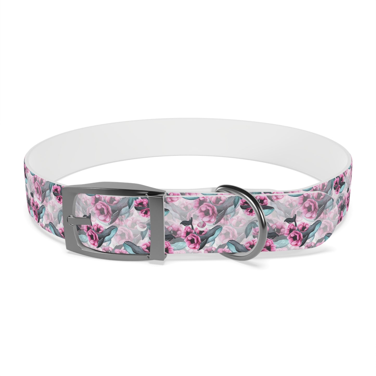 FLORAL ORCA  Dog Collar