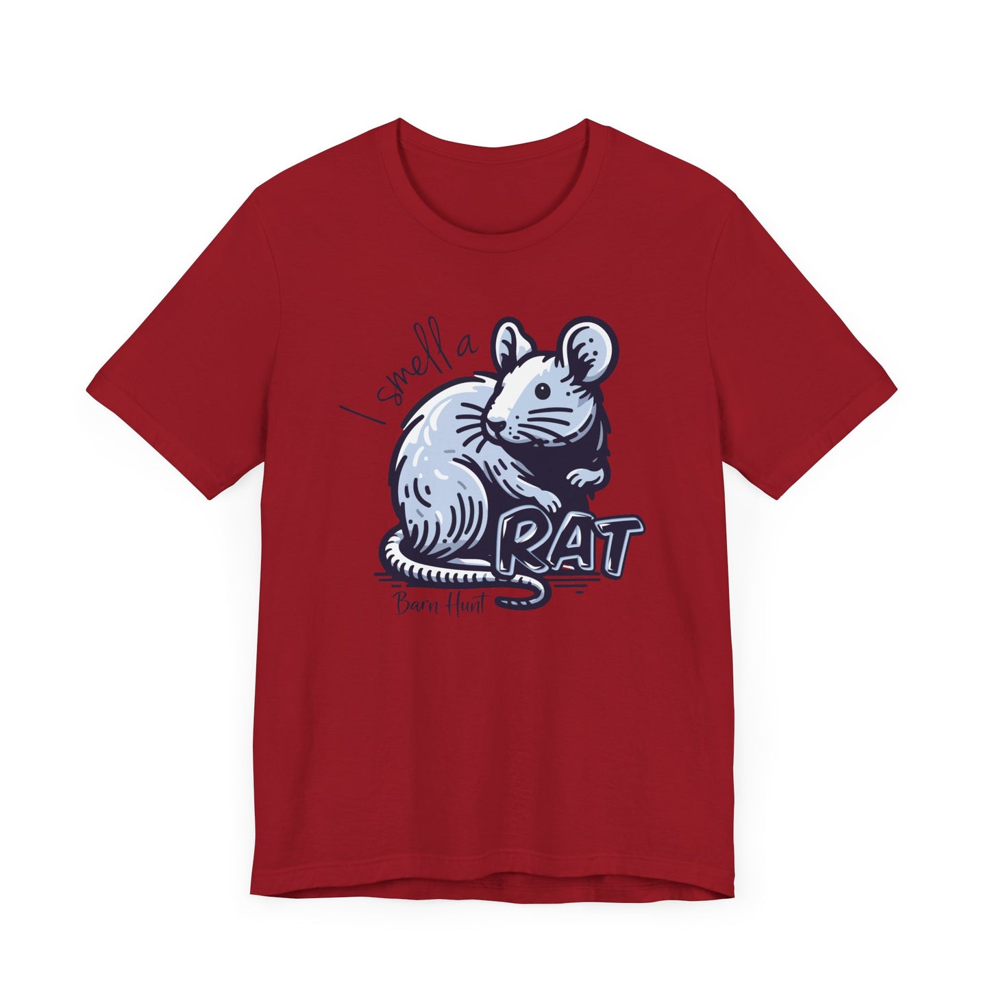 I SMELL A RAT - CUTE Unisex Jersey Short Sleeve Tee - BARN HUNT SHIRT