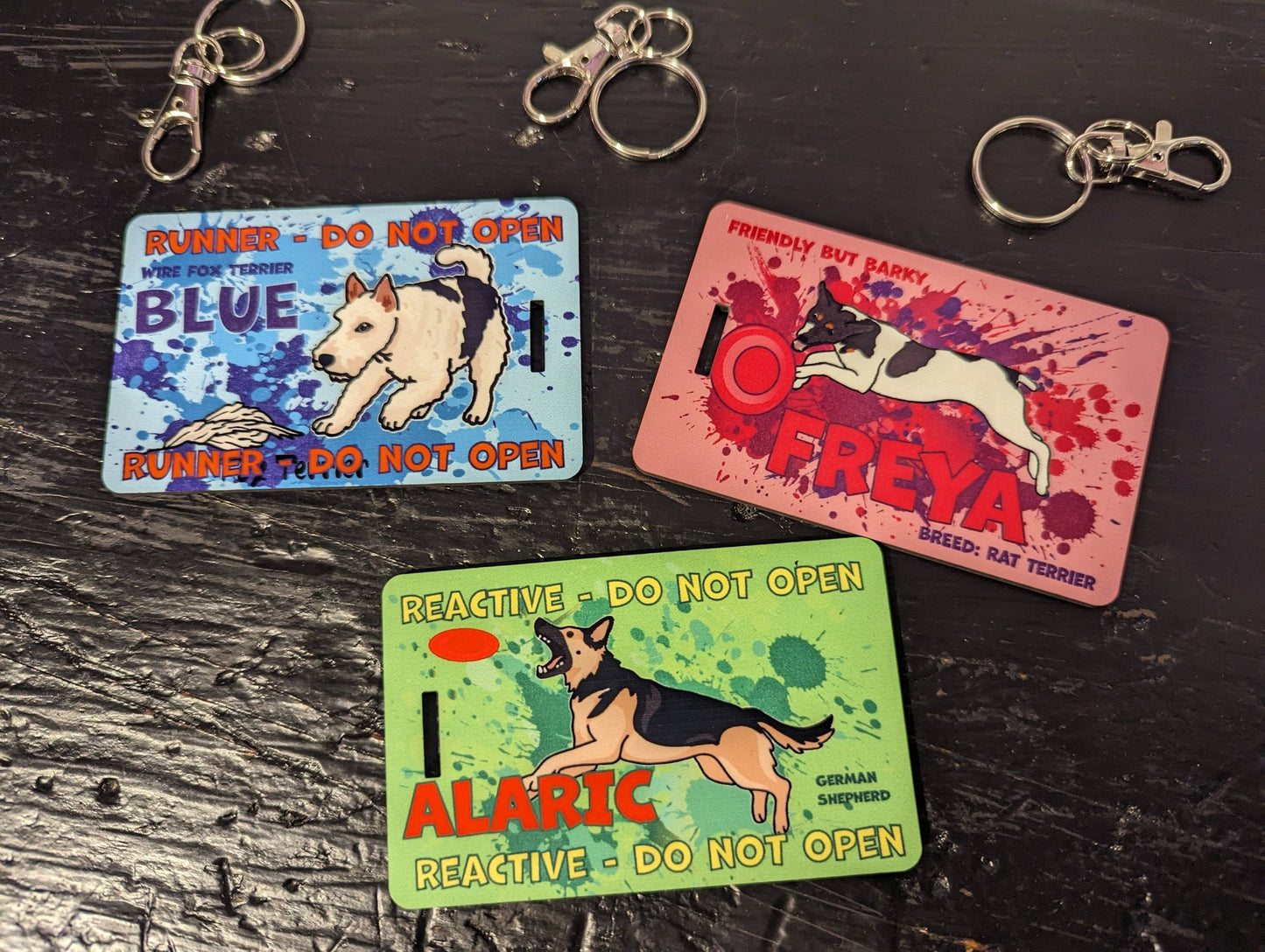 CRATE/BAG TAG - EMERGENCY INFO