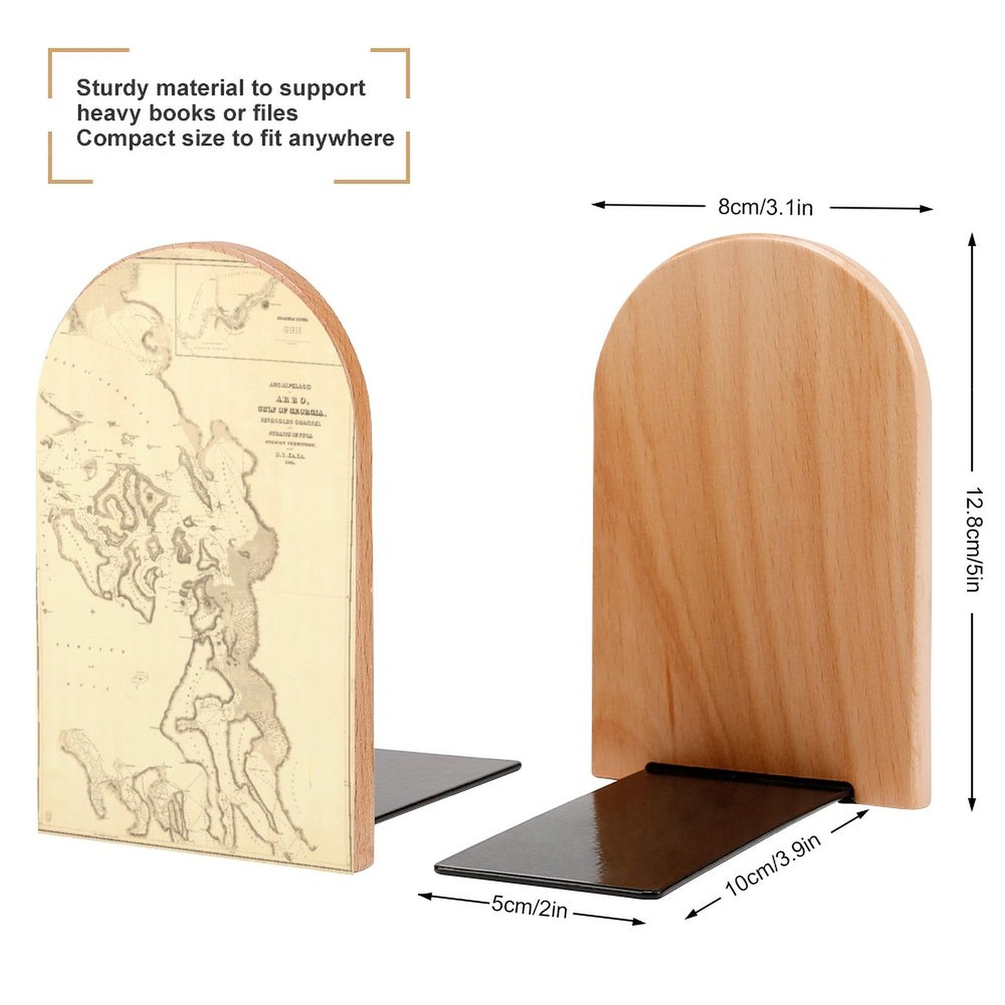 Wood Bookends (Set of 2)