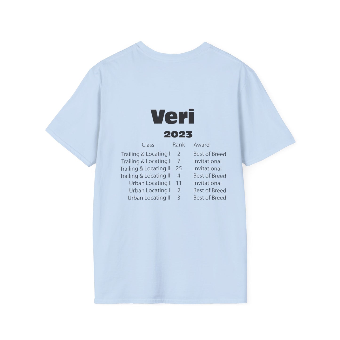 VERI   TEAM BORDER TERRIER - NASDA  Unisex Softstyle T-Shirt