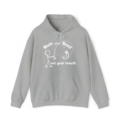 RUN YOUR REEL - 1 Unisex Heavy Blend™ Hooded Sweatshirt