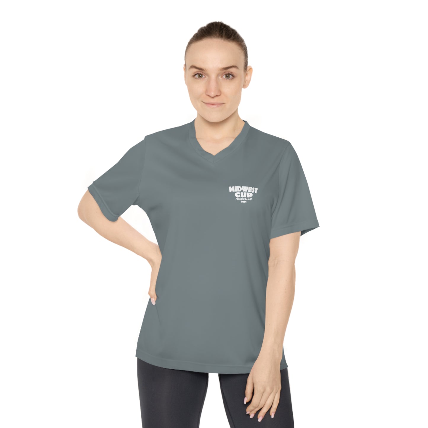 UKI MIDWEST CUP Women's Performance V-Neck T-Shirt