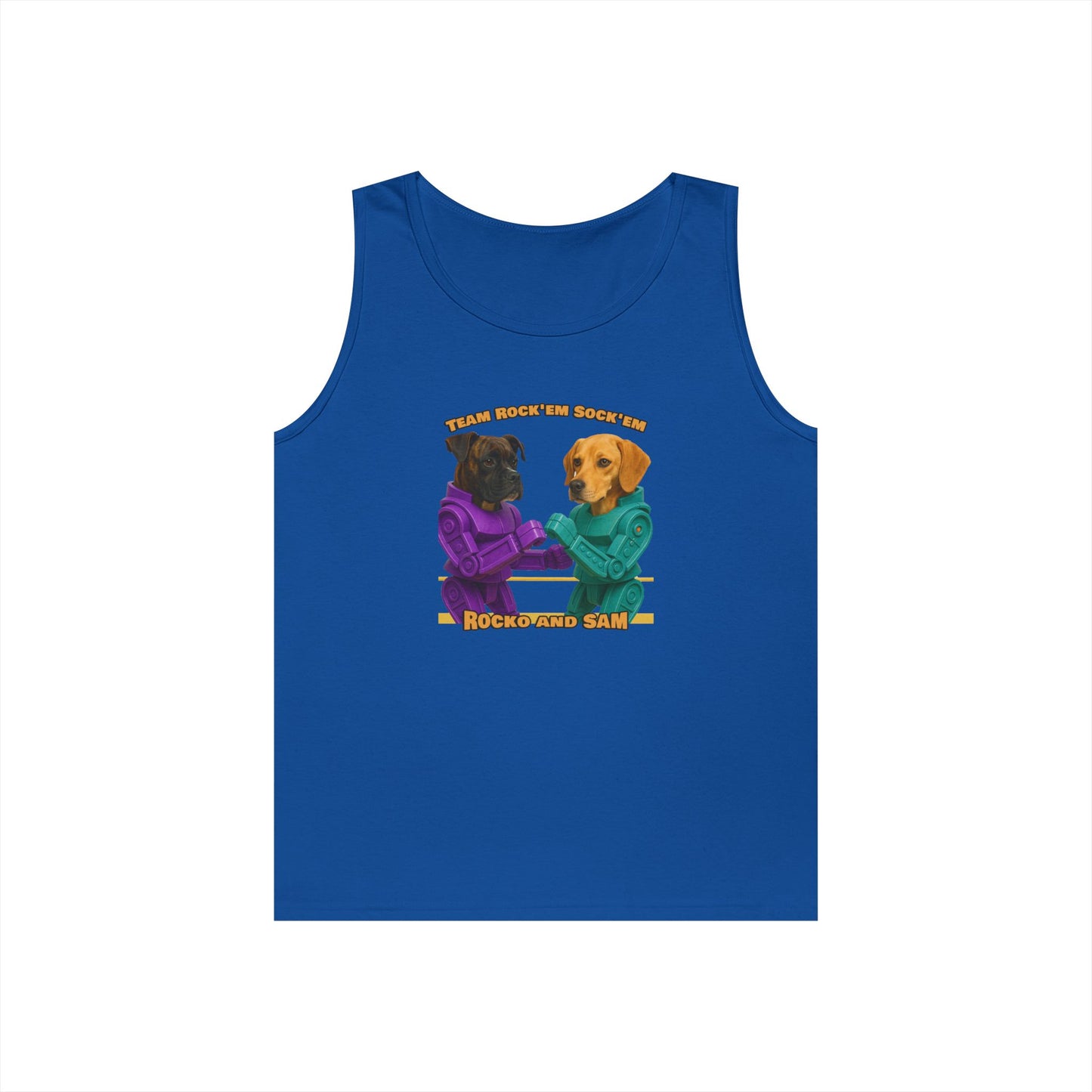 ROCKO SAM Unisex Heavy Cotton Tank Top