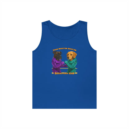 ROCKO SAM Unisex Heavy Cotton Tank Top