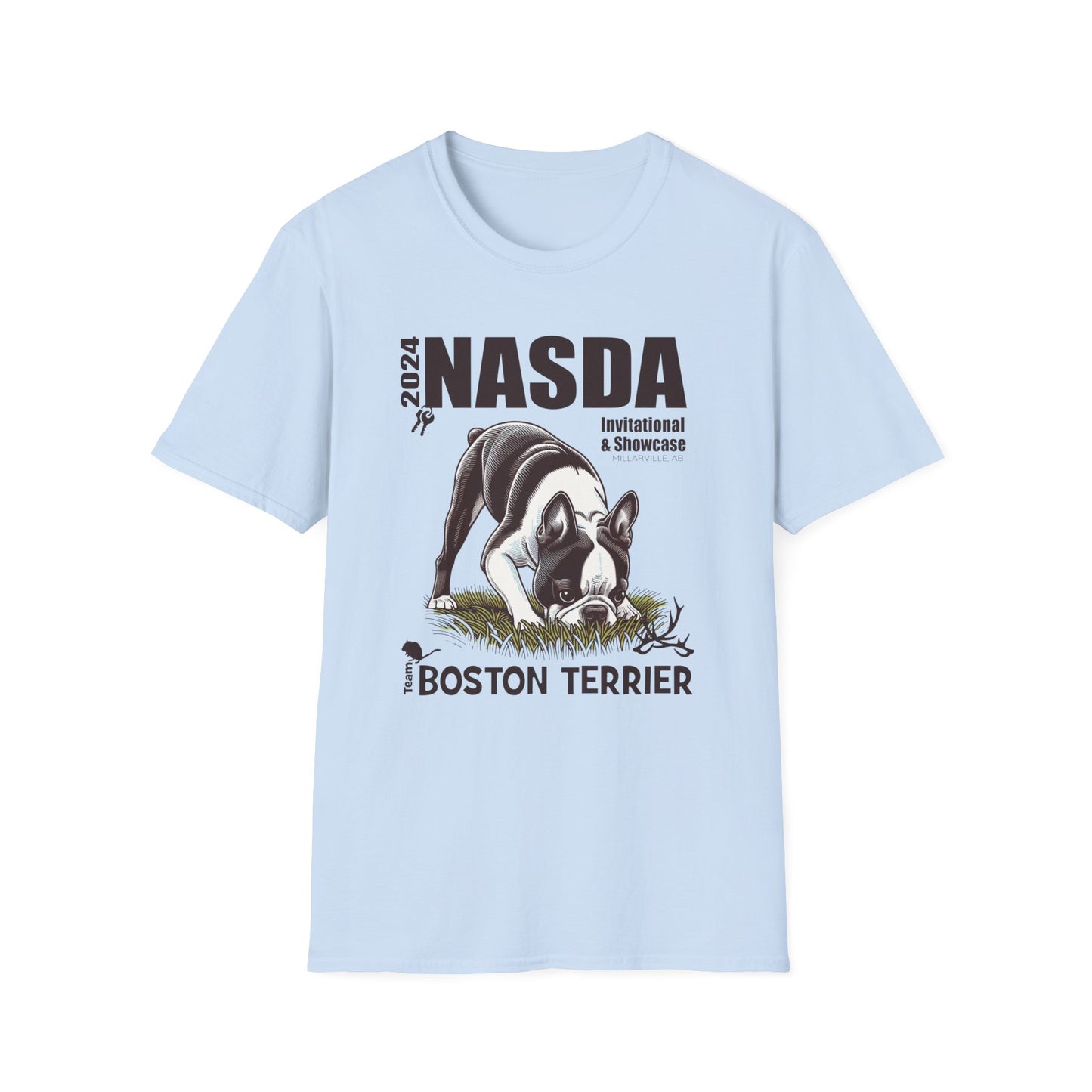 BOSTON TERRIER - NASDA  Unisex Softstyle T-Shirt