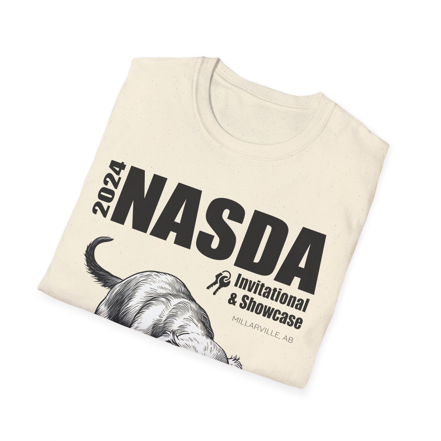*Ginny, Geordie & Gerbils! * WIREHAIRED DACHSHUND - NASDA  Unisex Softstyle T-Shirt