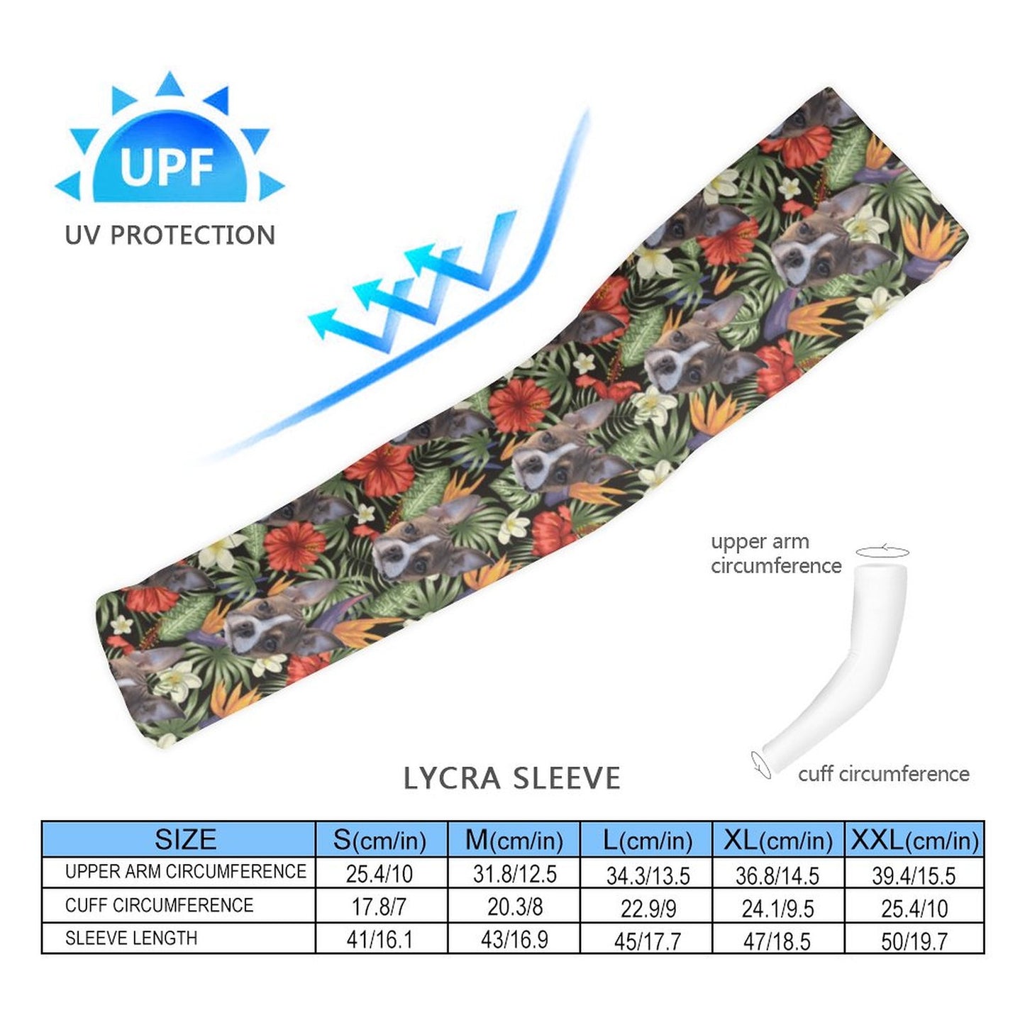 HAWAIIAN STYLE FACE - Cooling UV-Proof Arm Sleeves (A Pair)