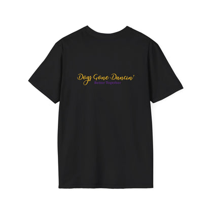 Purple  Dogs Gone Dancin'  Unisex Softstyle T-Shirt