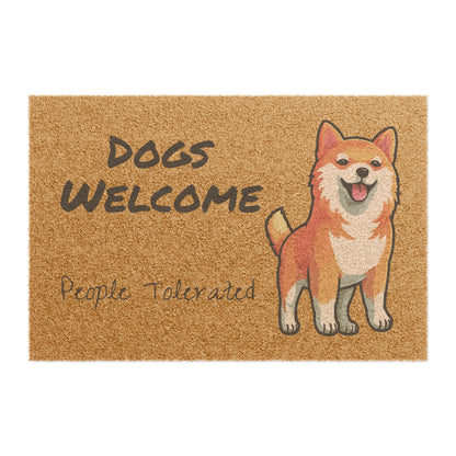 SHIBA - DOGS WELCOME Doormat