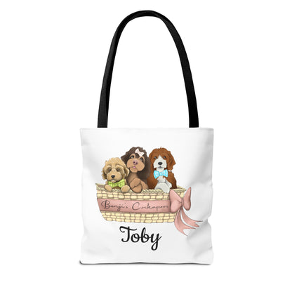 Toby * Benjis Cockapoos Tote Bag