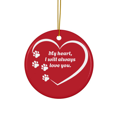 Jeana Burke - Ceramic Ornaments, Double-Sided  CIRCLE