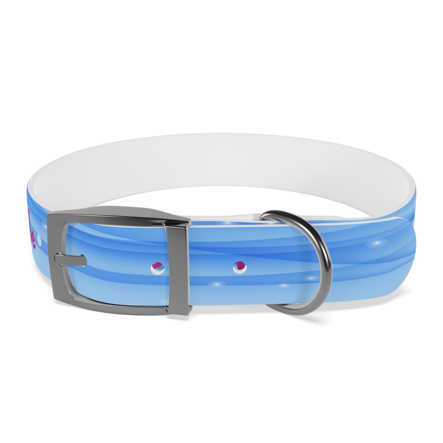 SOFT WAVES - Blue - Phoebe - Dog Collar