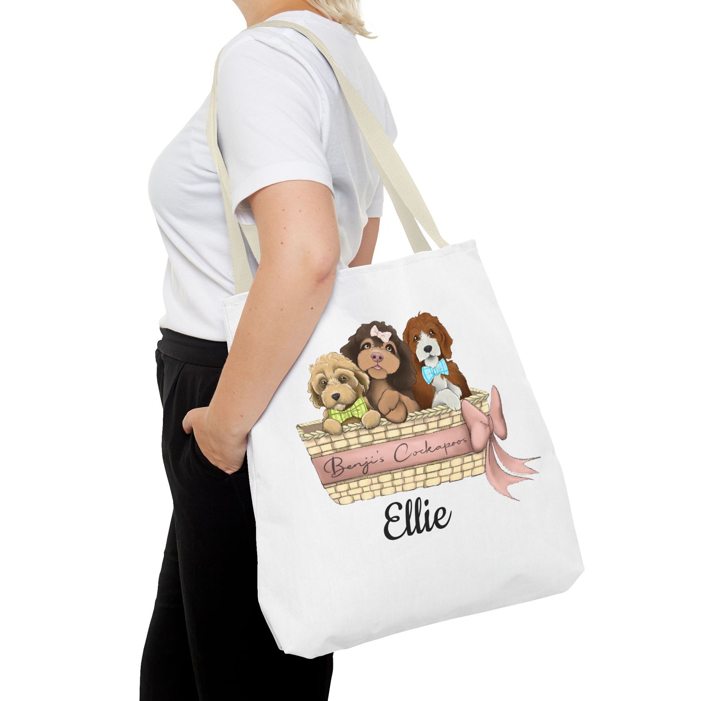 Ellie Benjis Cockapoos Tote Bag