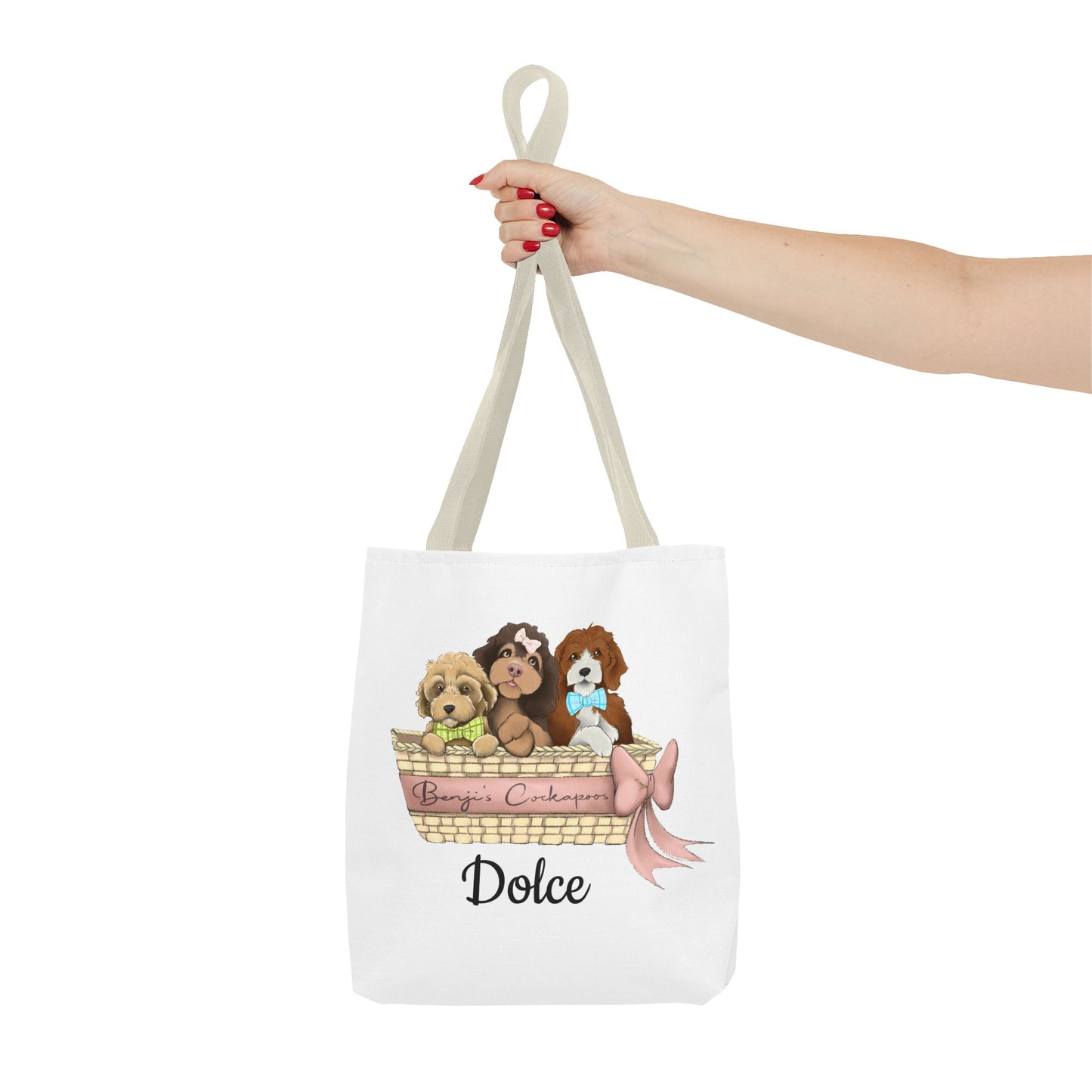Dolce   Benjis Cockapoos Tote Bag