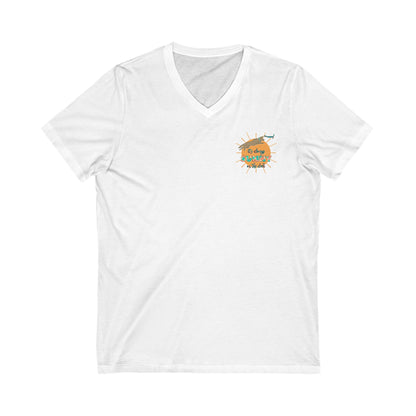 SUNNY Unisex Jersey Short Sleeve V-Neck Tee