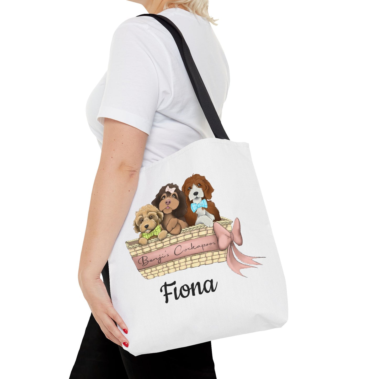 Fiona * Benjis Cockapoos Tote Bag