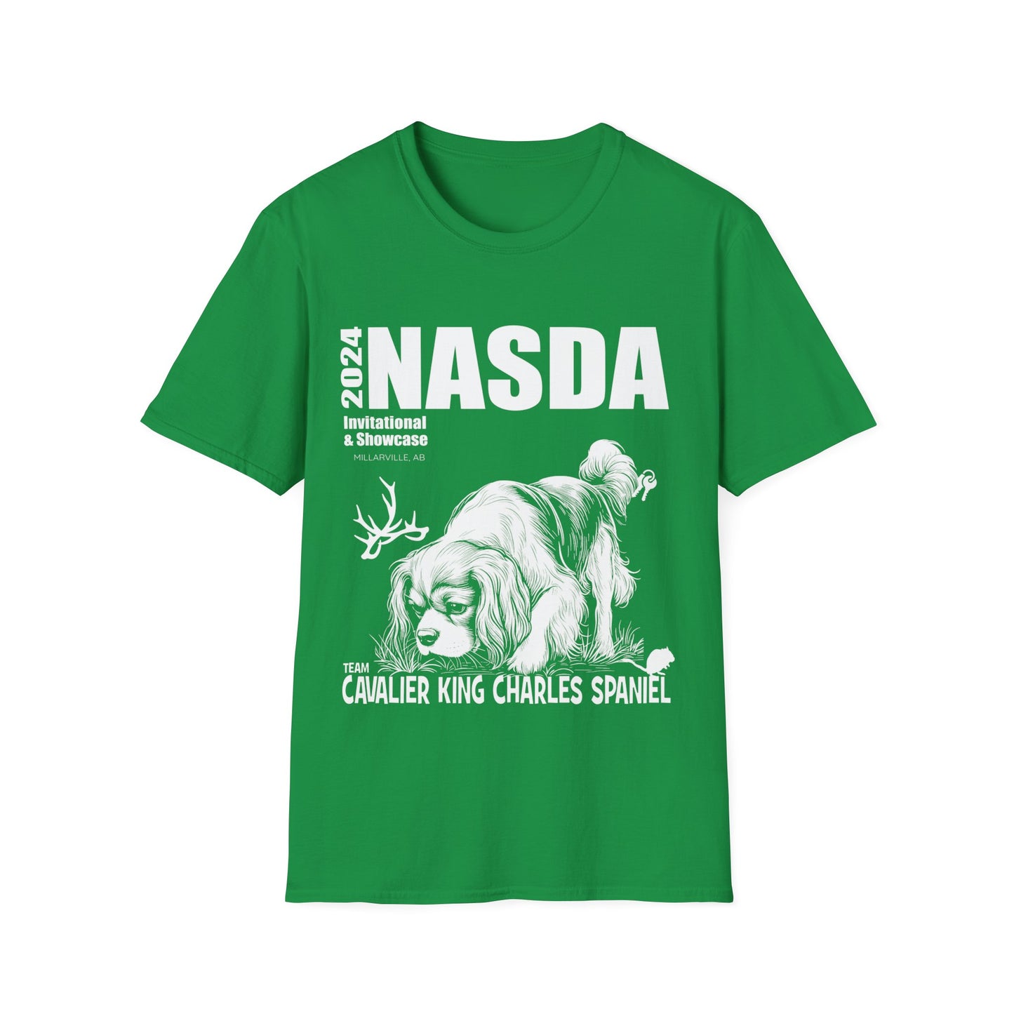 TEAM Cavalier King Charles Spaniel  - NASDA  Unisex Softstyle T-Shirt