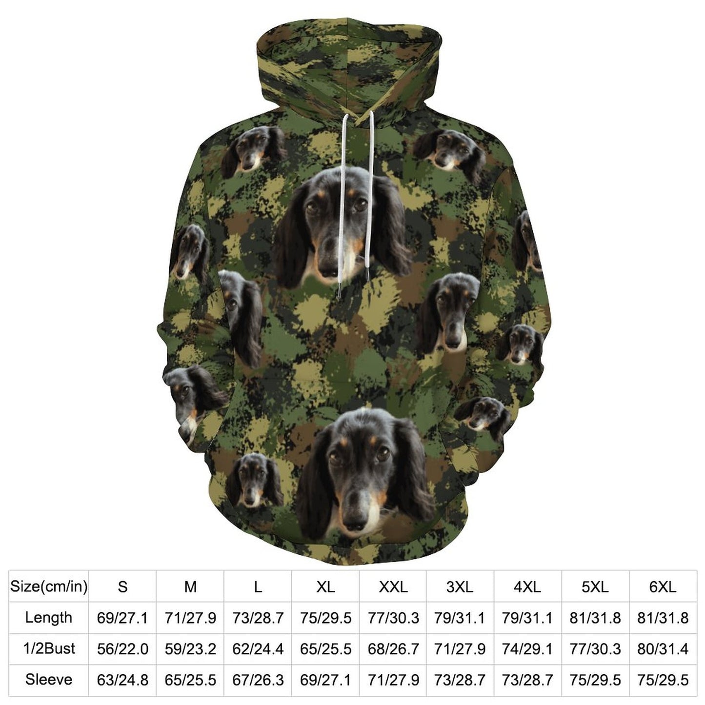 Custom Hoodie FACE PATTERN