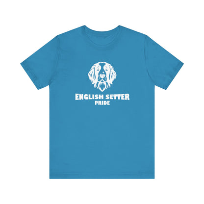 ENGLISH SETTER PRIDE Unisex Jersey Short Sleeve Tee