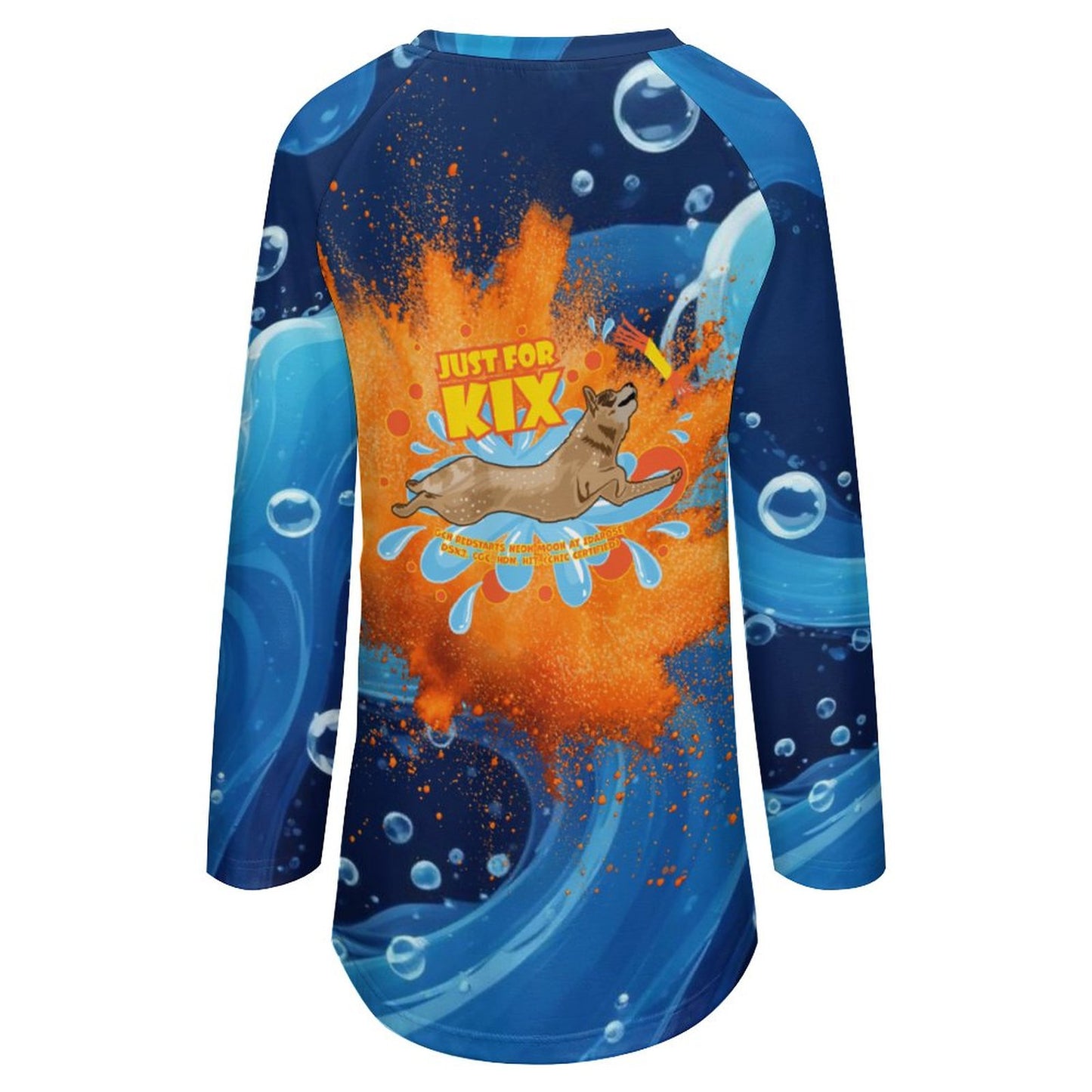 KIX Women's Long Sleeve U-Neck T-Shirt