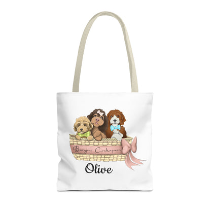 OLIVE Benjis Cockapoos Tote Bag