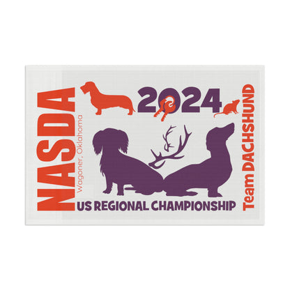 NASDA REGIONAL  FLAG - TEAM Dachshund