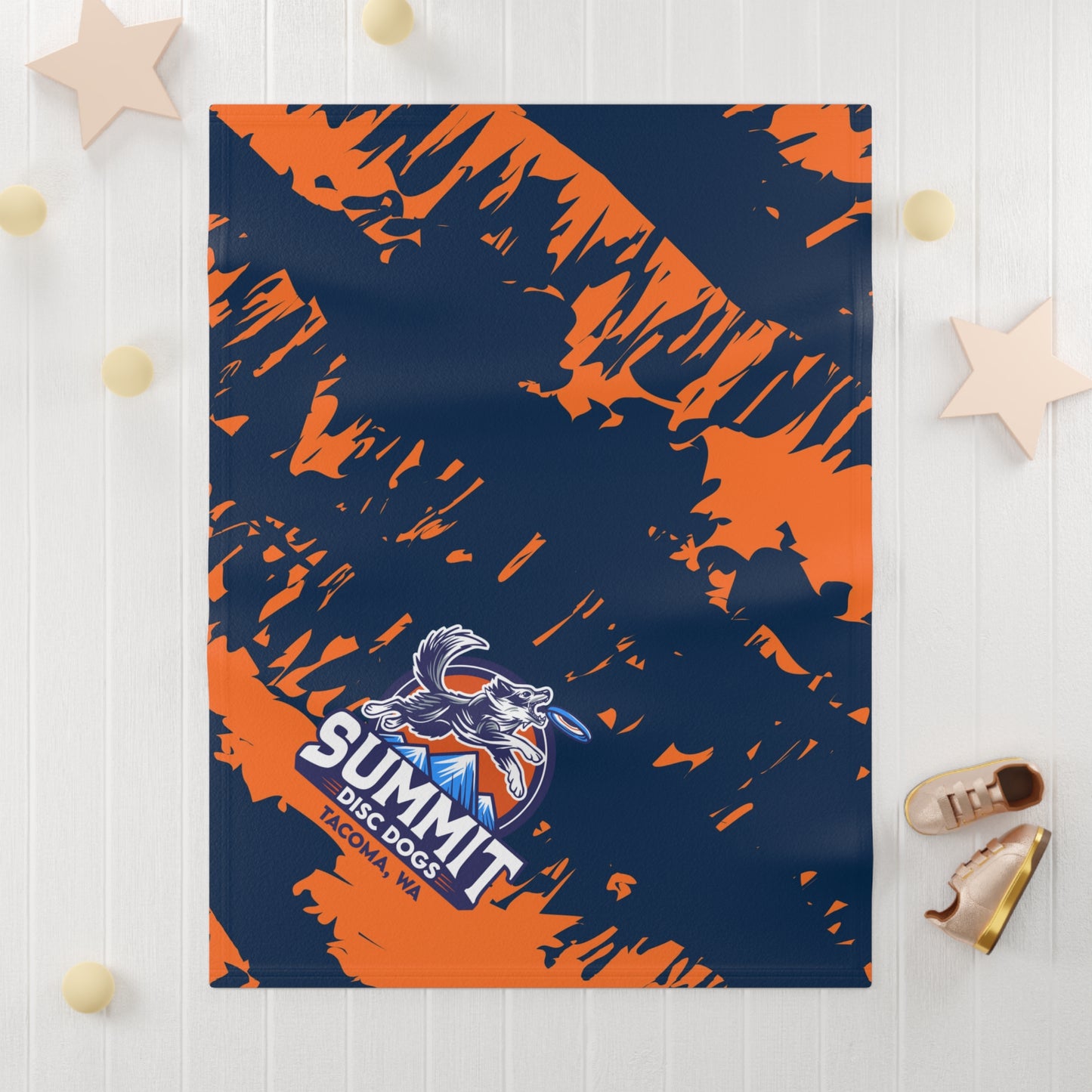SUMMIT DISC DOGS Soft Fleece Baby Blanket