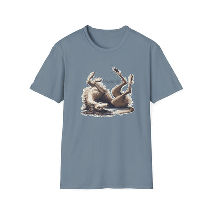 Silly WINDSPRITE - Silken Windhound Waving Unisex Softstyle T-Shirt