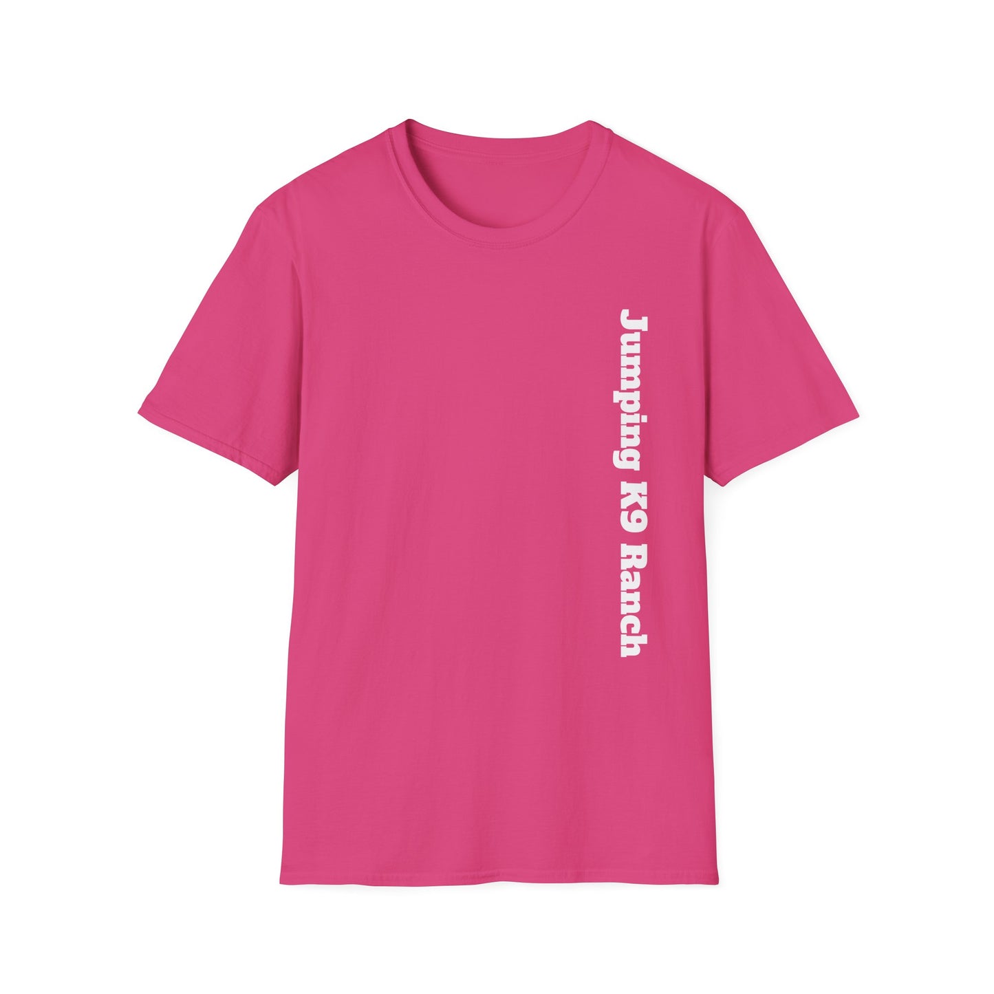 Jumping K9 Ranch  Unisex Softstyle T-Shirt