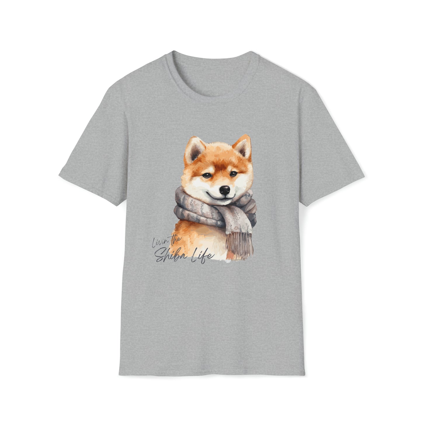 LIVIN THE SHIBA LIFE * Unisex Softstyle T-Shirt