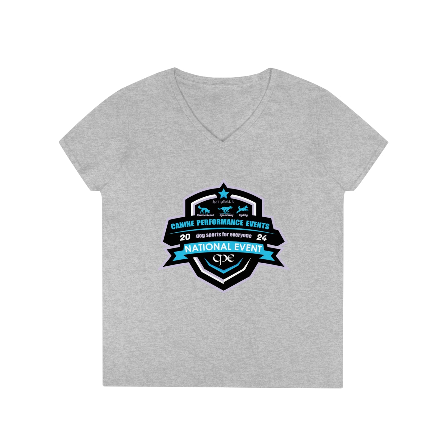 TEAM KATE CPE Ladies' V-Neck T-Shirt