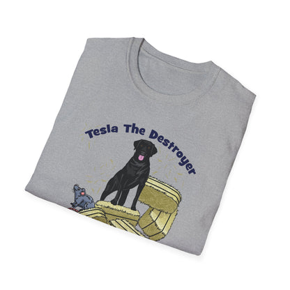 TESLA Barn Hunt Unisex Softstyle T-Shirt