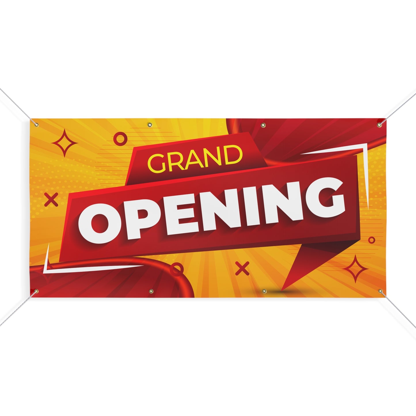 GRAND OPENING 2 Matte Banner