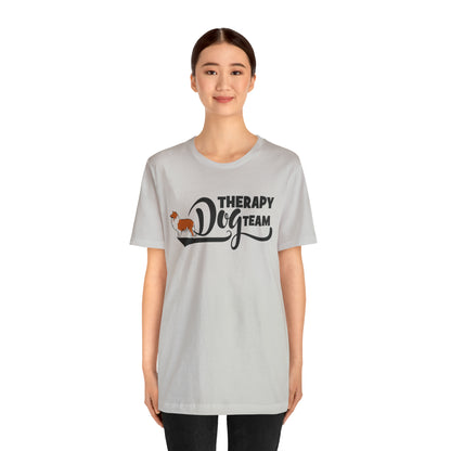 THERAPY DOG TEAM - ROUGH COLLIE   -  Unisex Short Sleeve Tee