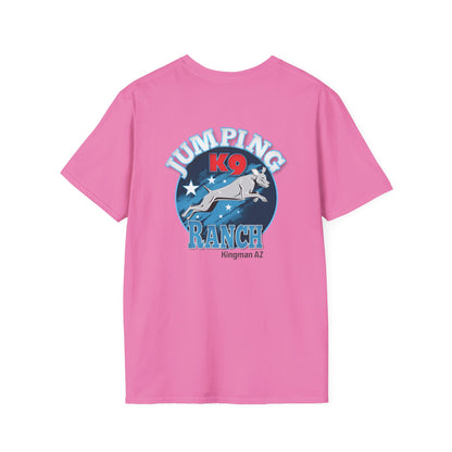 Jumping K9 Ranch  Unisex Softstyle T-Shirt