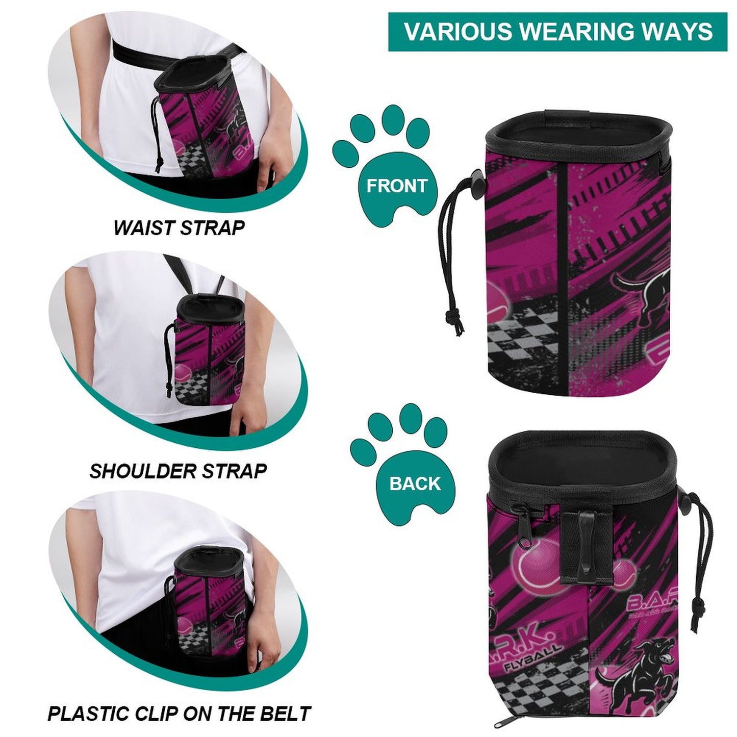 BARK FLYBALL   Treat Training Bag