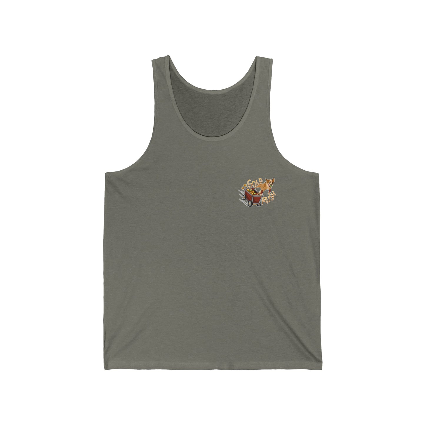 GOLD RUSH FLYBALL Unisex Jersey Tank