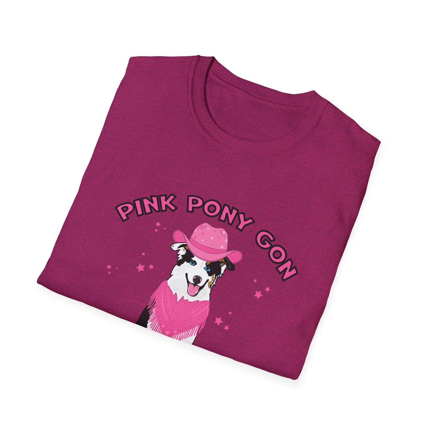 pink pony Unisex Softstyle T-Shirt
