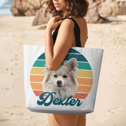 Large One Shoulder Shopping Bag (All-Over Printing)