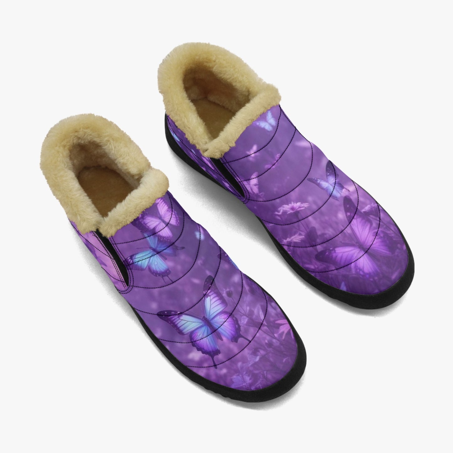 478. Casual Cotton-pad Fur Shoes