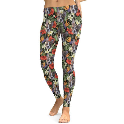 HAWAIIAN STYLE FACE - Hot Yoga Pants for Women