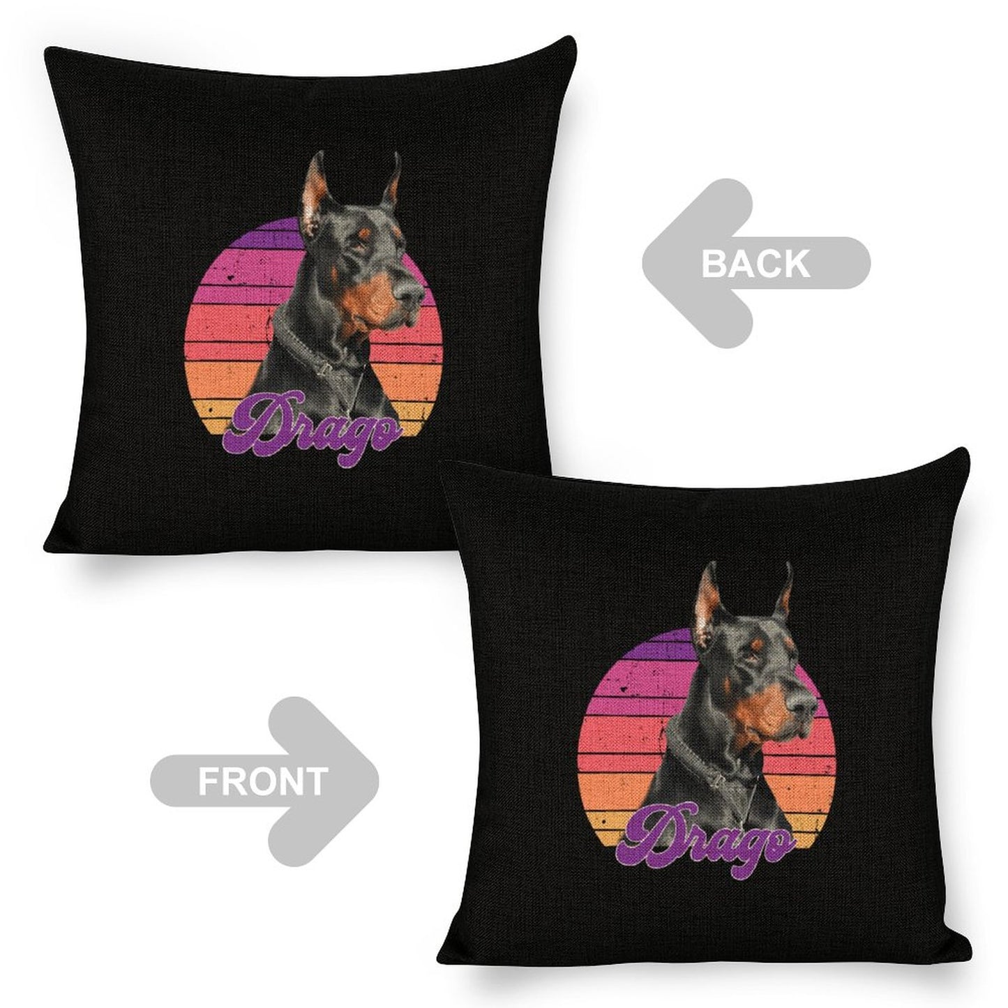 DRAGO - Photo Pillowcases (Pillow Excluded)
