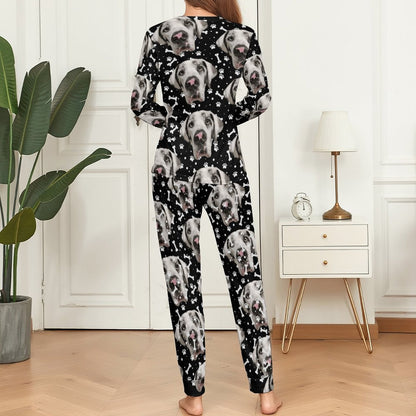 FACE w PAWS-n-BONES Women's 2-Piece Pj Set