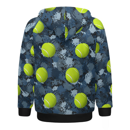 Men's raglan hooded sweatshirt